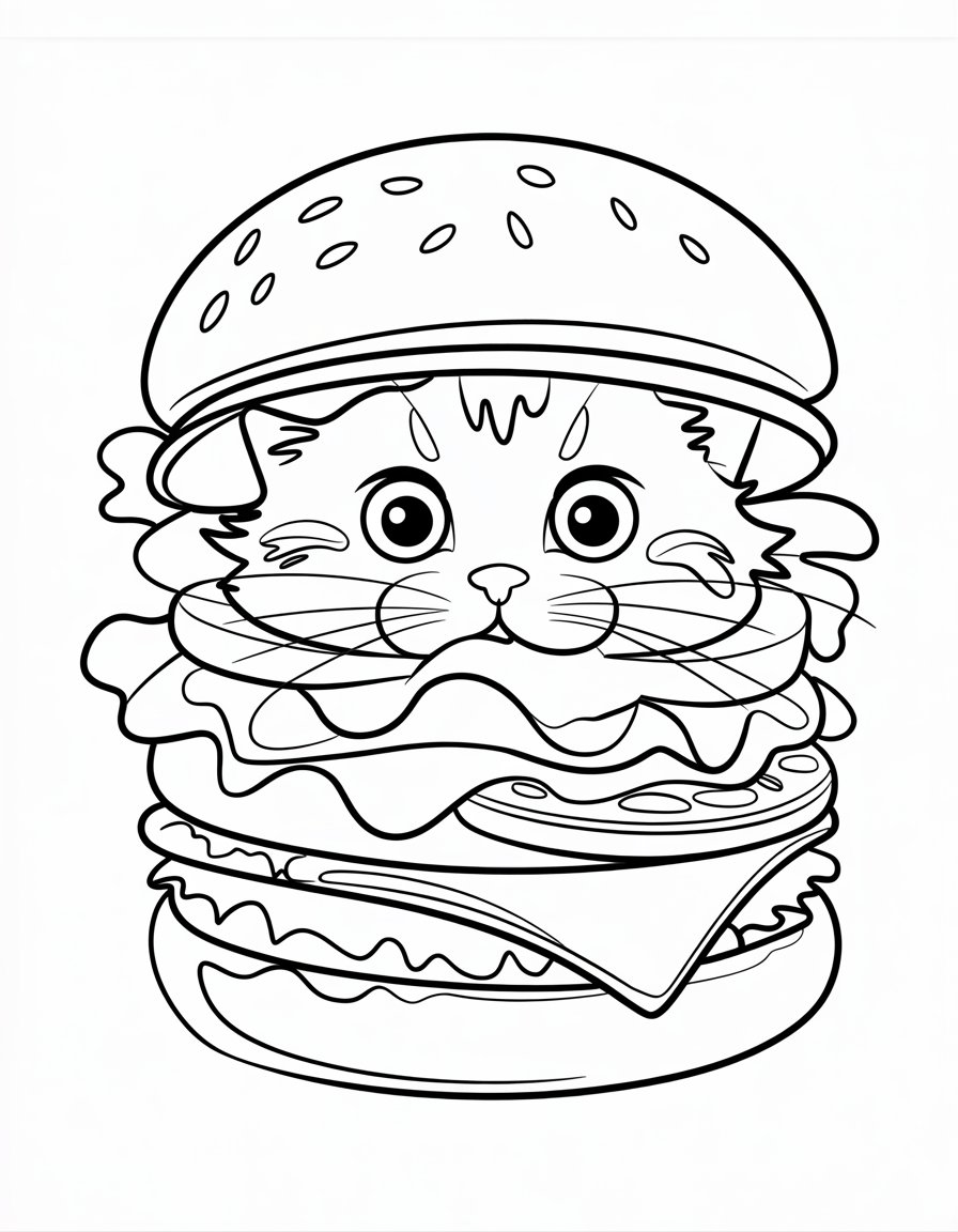 Burger Cat